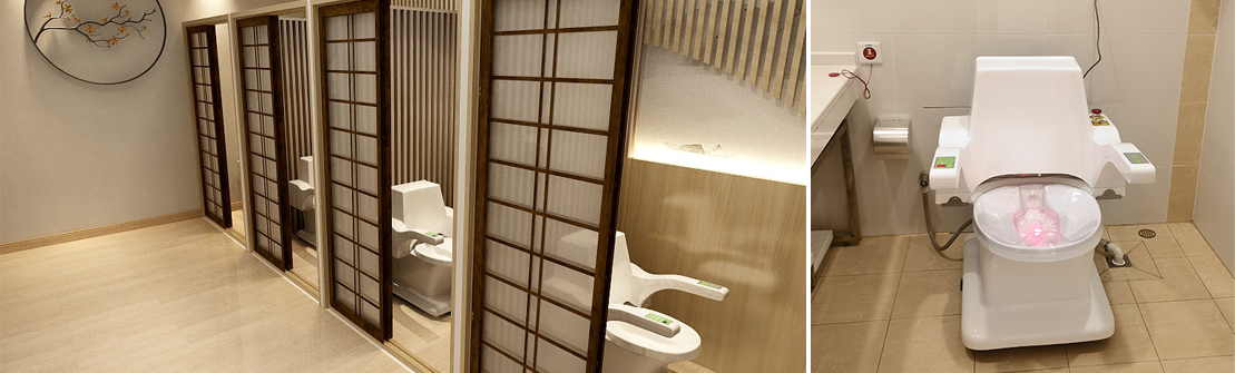 从传统盆式坐浴存在的弊端出发，根据盆底康复的临床实际需求，用心打造出舒适、高效、便捷的激光坐浴机，满足临床需求的同时，也让更多使用者能在安心舒适的状态接受盆底康复治疗。