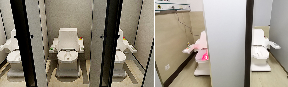 优质的医疗设备，能给操作者带来事半功倍的效果。一体化全自动坐浴系统操作非常简单，一键启动、全程自动，只需要轻轻按下启动键，便可全程自动进行坐浴治疗，让盆底康复变得更简单。