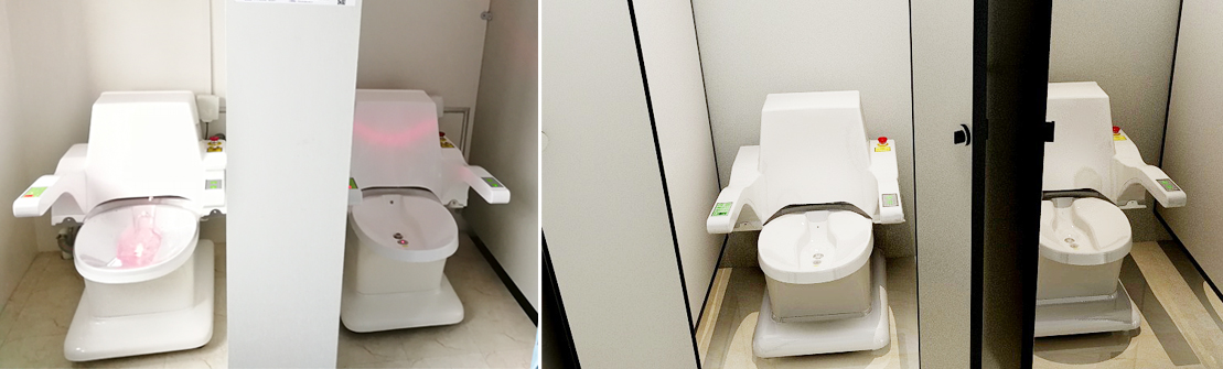 拥有多项专利技术及智能一体化坐浴系统，简化并完成了从患者清洗病变部位、药物坐浴、激光照射治疗到擦拭患处等流程的临床医疗工作，并具备智能循环加热、自动进水、自动排水等功能以确保其高效运行。