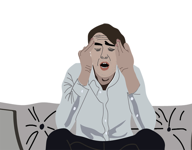 头痛、男人、沙发-康兴医疗器械官网 头痛、男人、沙发-康兴医疗器械官网